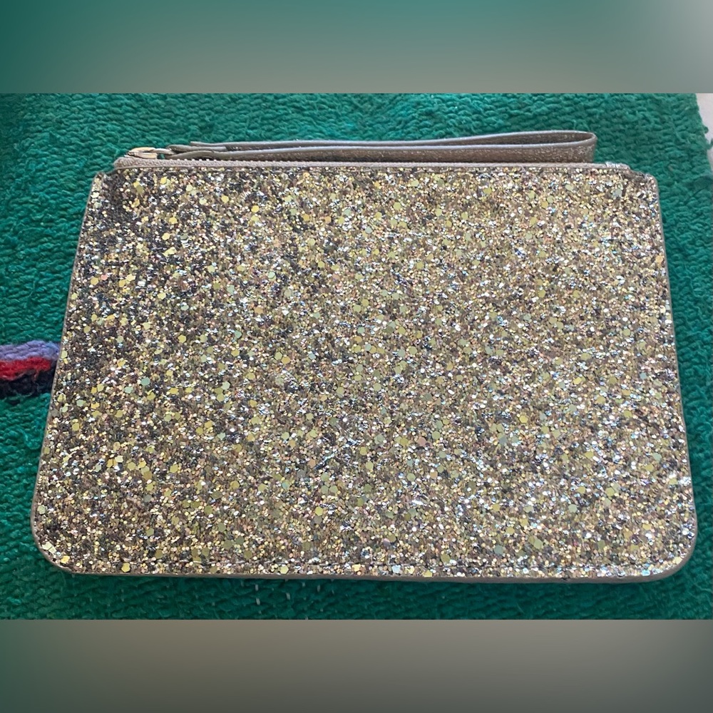 Old Navy Gold Glitter Clutch